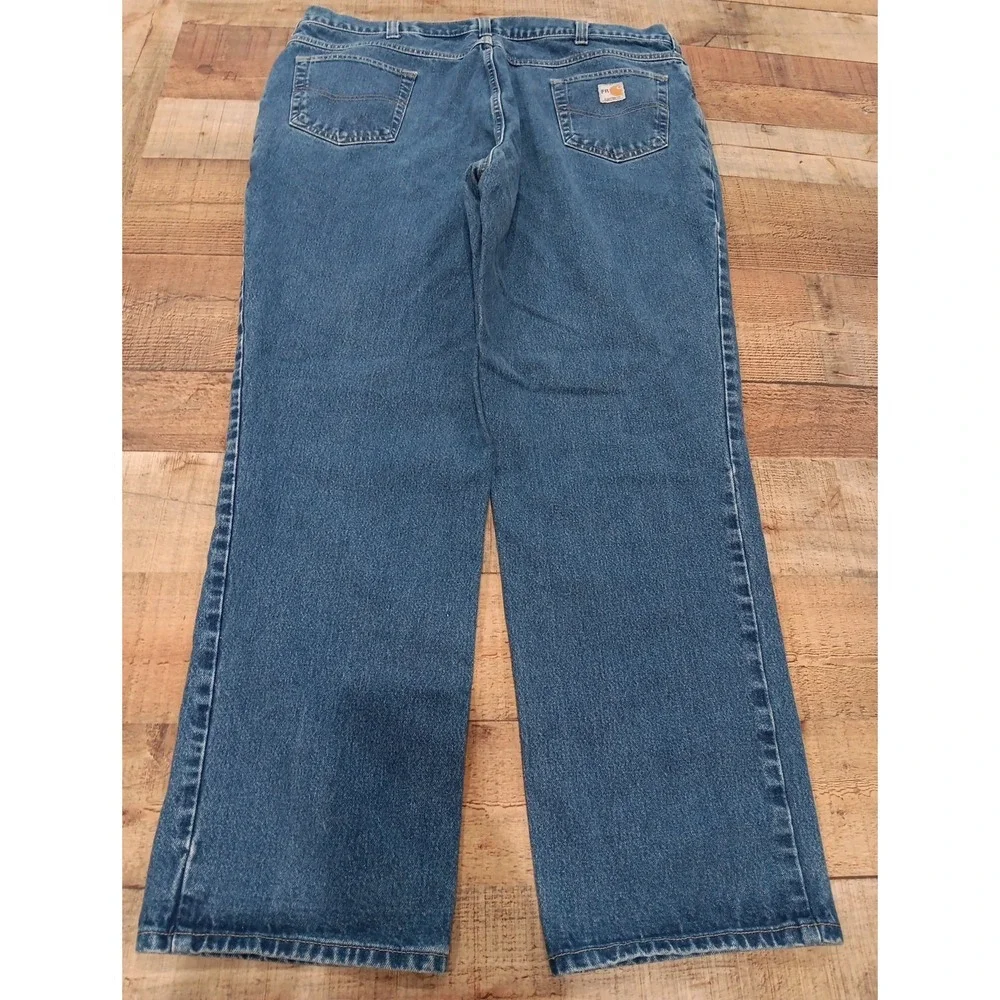 Carhartt FR Jeans Men 44x34 Flame Resistant HRC2‎ Workwear 280-83 Denim (2608)